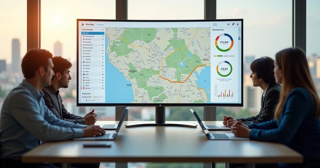 Painel digital de gestão de regularização fundiária